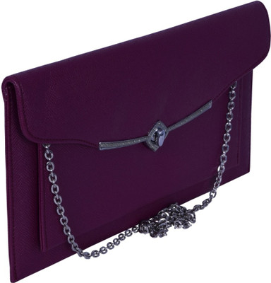 

Gorgeous Women Evening/Party Maroon Leatherette Sling Bag