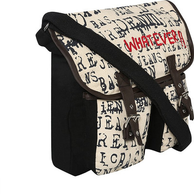 

Pickpocket Women Casual Black Canvas Sling Bag