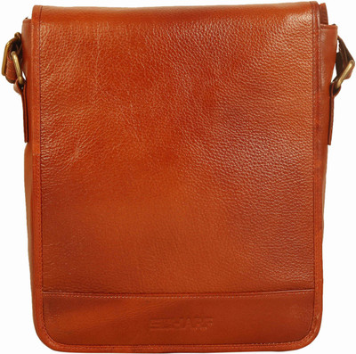 

Scharf Men Casual Tan Genuine Leather Sling Bag