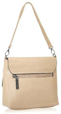 

Lino Perros Women Casual Beige PU Sling Bag