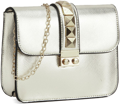 

Carlton London Women Casual Silver Sling Bag