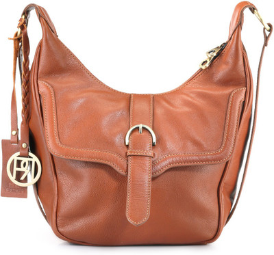 

Phive Rivers Women Casual Tan Genuine Leather Sling Bag
