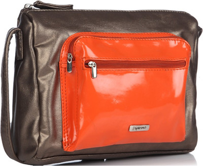 

Peperone Women Casual Grey PU Sling Bag