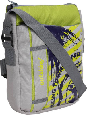 

Outshiny Men & Women Casual Green Polyester Sling Bag