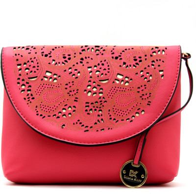

Diana Korr Women Casual Pink PU Sling Bag
