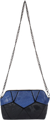 

PamperVille Women Blue PU Sling Bag