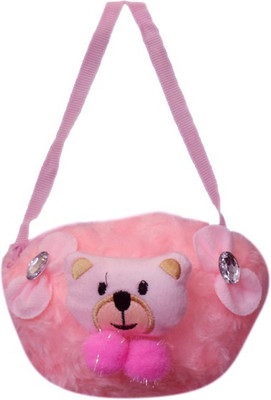 

AARIP Girls Casual Pink Velvet Sling Bag