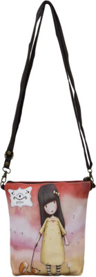 

Heels & Handles Women Casual Multicolor PU Sling Bag