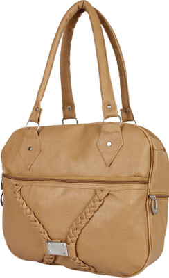 Ayeshu Women Casual Beige PU Satchel