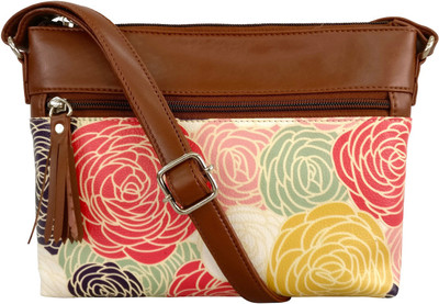 

Toteteca Women Casual Brown PU Sling Bag