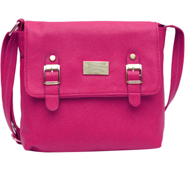 

Hawai Girls Formal Pink PU Sling Bag