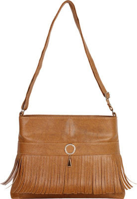 

Ayeshu Women Casual Tan PU Sling Bag
