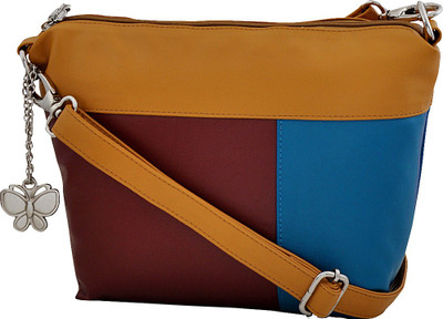 

Butterflies Women Casual Multicolor PU Sling Bag