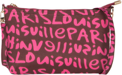 

Cappuccino Girls Casual Pink PU Sling Bag