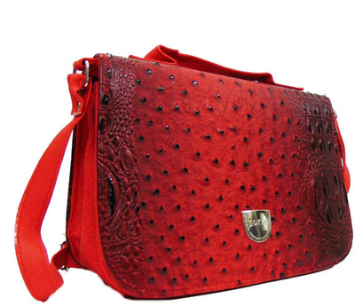

Estoss Women Casual Red PU Sling Bag