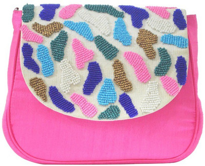 

Pracce Girls Casual Multicolor Silk Sling Bag