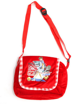 

Lukluck Girls Casual Red Velvet Sling Bag