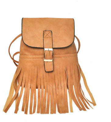 

Hawai Women Casual Brown PU Sling Bag