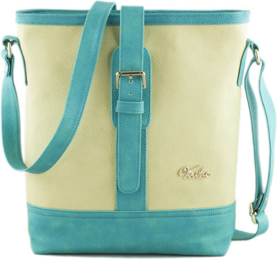 

Voaka Girls Casual Green, Beige PU Sling Bag, Beige;green