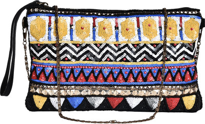 

Anekaant Women Casual Multicolor Cotton Clutch
