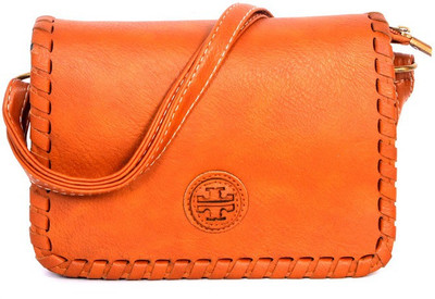 

Frosty Fashion Women Casual Tan PU Sling Bag