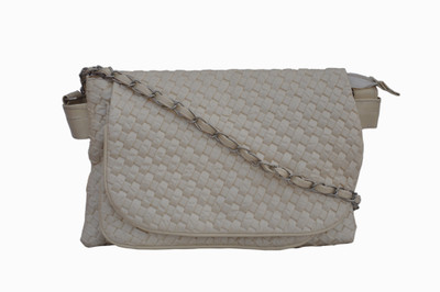 

Solly Women Casual White PU Sling Bag