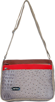 

Kshipra Fashion Women Casual Brown, Red, Grey Leatherette Sling Bag, Brown;grey;red