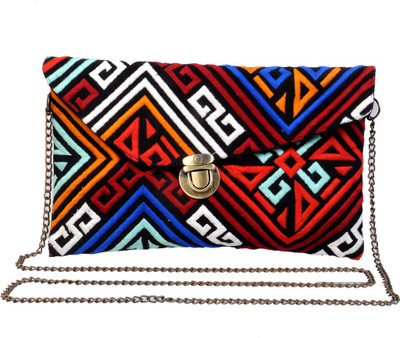 

Diwaah Women Evening/Party Multicolor Cotton Sling Bag