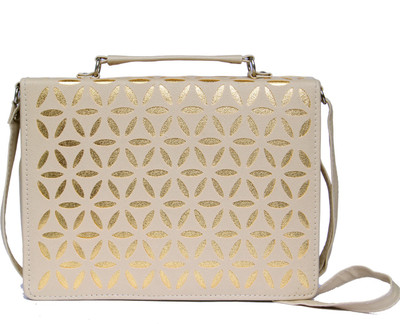 

Zasmina Girls Casual Beige Leatherette, PU Sling Bag