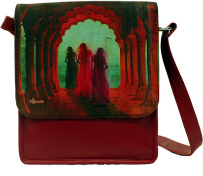 

The Ringmaster Women Casual Red PU Sling Bag