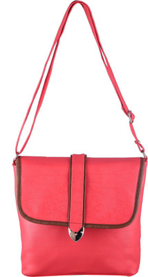 

Royal Purse Collection Girls Casual Pink Leatherette Sling Bag