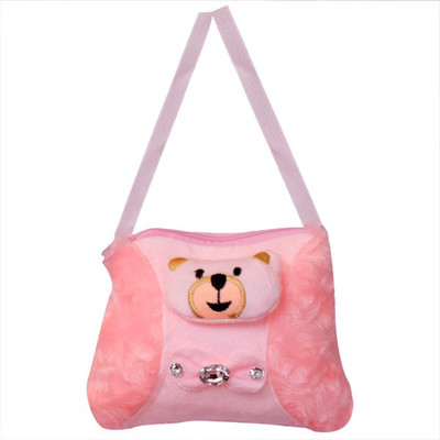 AARIP Girls Pink Velvet Sling Bag available at flipkart for Rs.139