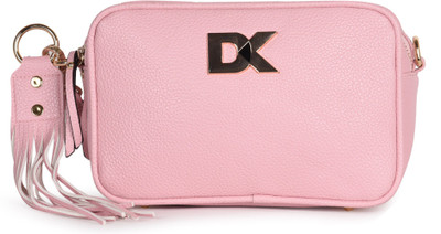 

Diana Korr Women Casual Pink PU Sling Bag