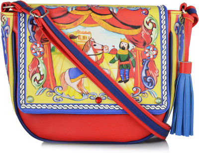 

Shaun Design Girls Casual Multicolor Leatherette Sling Bag
