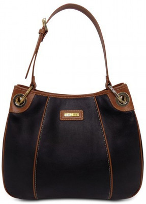 

Cascara Women Black Genuine Leather Hobo