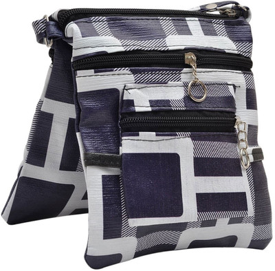 

Hawai Women Casual Blue PU Sling Bag