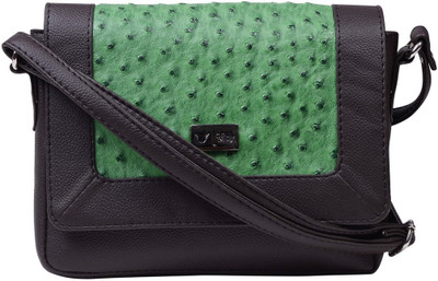

Beau Design Women Black PU Sling Bag