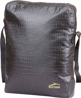 

Panther Girls Casual Brown Genuine Leather Sling Bag