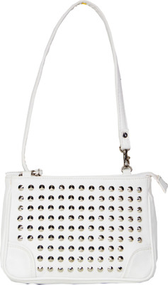 

Bern Women Casual White PU Sling Bag