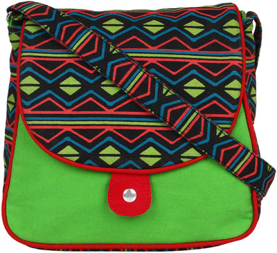

Anekaant Women Casual Multicolor Canvas Sling Bag