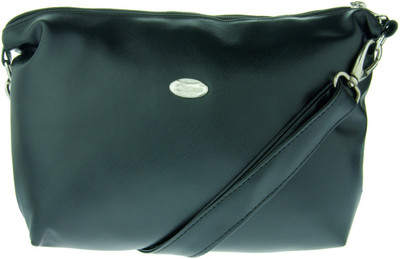 

JG Shoppe Women Casual Black Polyester Sling Bag