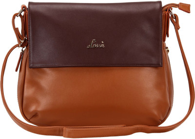 

Lavie Women Formal Tan PU Sling Bag