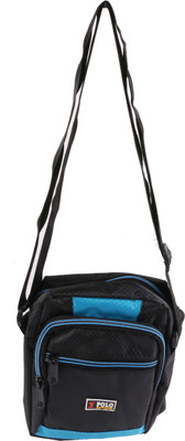 Bagathon India Men Casual Blue Cotton Sling Bag