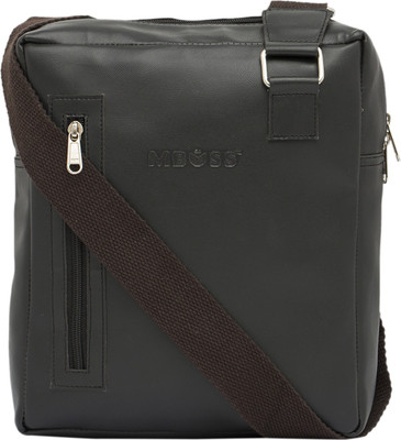 

Mboss Men & Women Casual Black Leatherette Sling Bag
