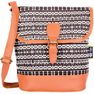 

Kanvas Katha Women Casual Multicolor Canvas Sling Bag