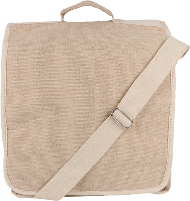 

irin Women Casual White Jute Sling Bag