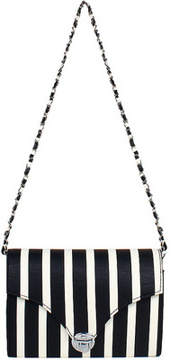 

Brazeal studio Women Evening/Party Multicolor PU, Metal Sling Bag