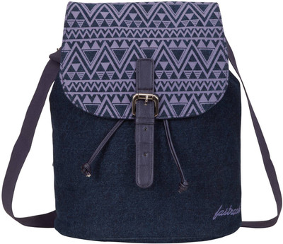 

Fastrack Women Casual Blue Canvas Sling Bag