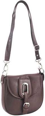 

Metro Girls Casual Brown PU Sling Bag