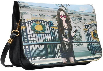 

Hawai Girls Casual Multicolor PU Sling Bag